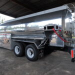 Big Rig tanker Bobtail Trailer Polishing